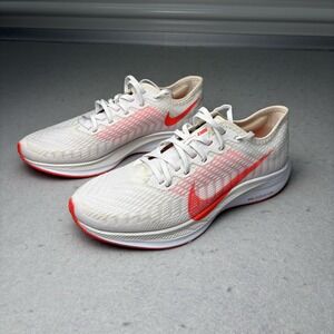 Nike Zoom Pegasus Turbo 2 Shoes Womens 7.5 White Running‎ AT8242-008 ( Fair )